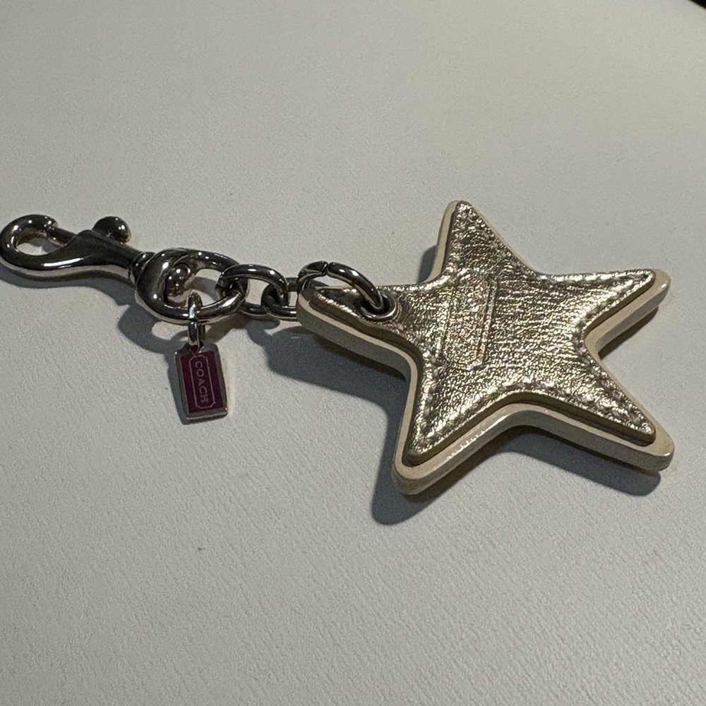 Coach Silver Star Keychain - Picture 2 of 7